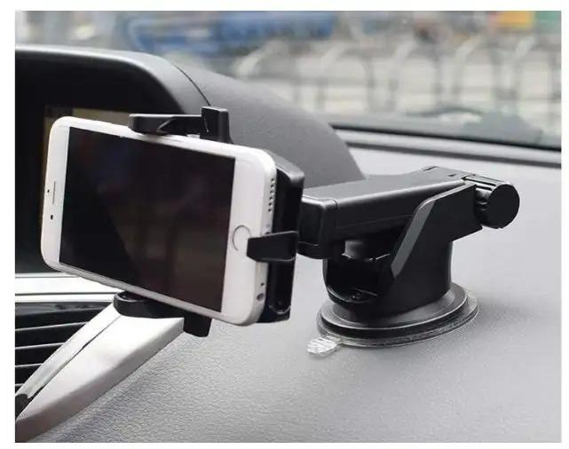 Universal 360° Rotating Car Phone Mount – Secure Dashboard & Windshield Holder
