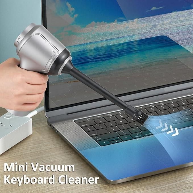 High-Suction Portable Mini Vacuum – USB Rechargeable Cleaner for Car & Home