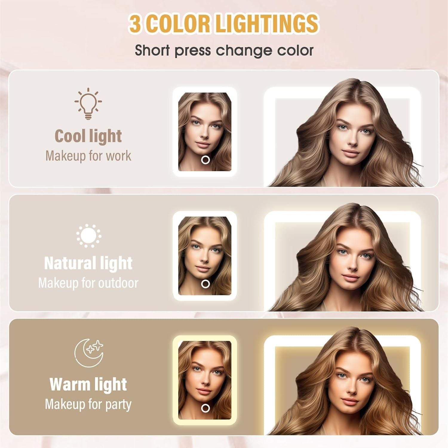 Smart LED Jewelry Storage Box – White