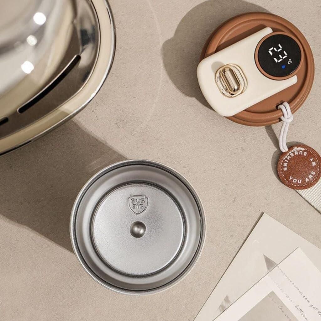 Smart Temperature Display Coffee Mug – 420ml Insulated Travel Tumbler