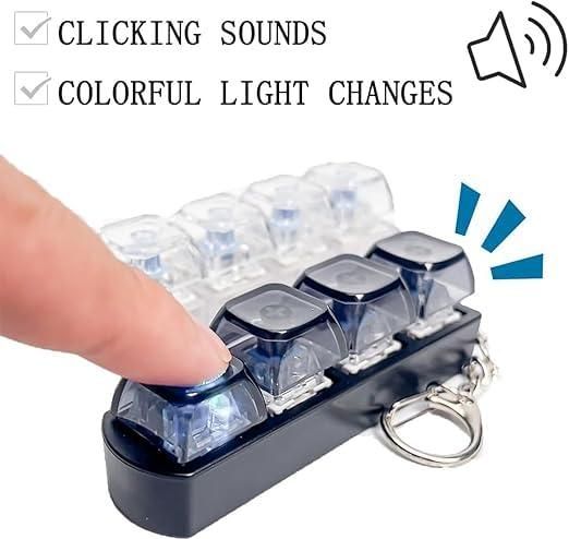 Keyboard Fidget Keychain