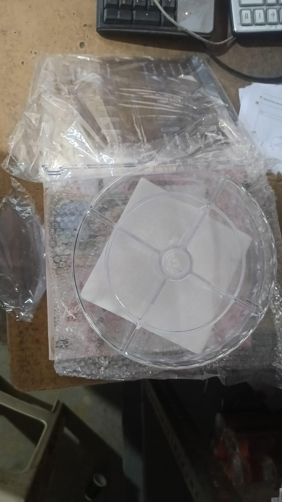 360° Rotating Cosmetic Storage Box – Multi-Function Adjustable Vanity Stand