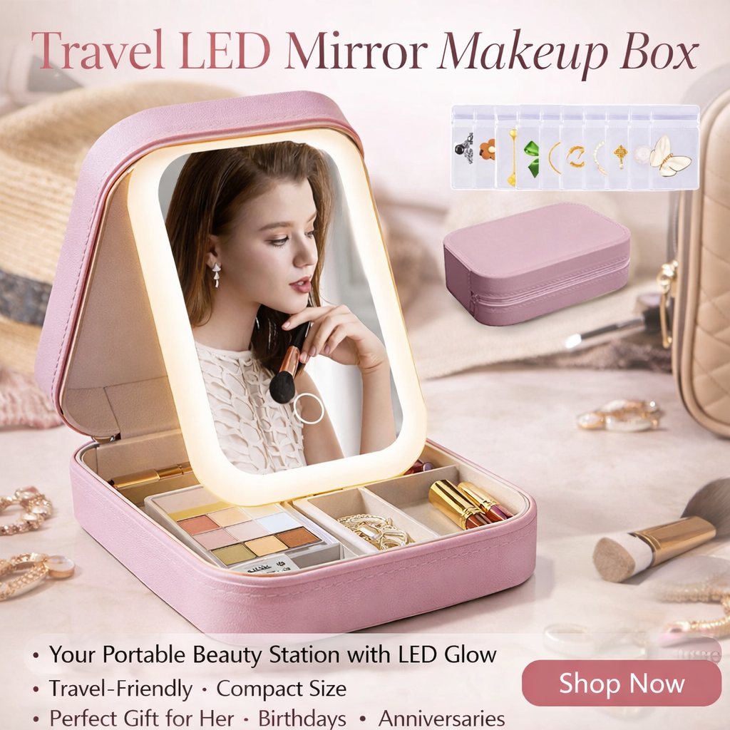 Smart LED Jewelry Storage Box – White